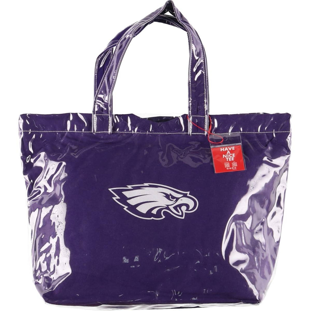 Vintage T-shirt Remake Tote T-shirt Remake Tote Bag Plastics Tote Bag unclear purple type Vintage Second Hand