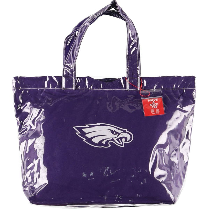 Vintage T-shirt Remake Tote T-shirt Remake Tote Bag Plastics Tote Bag unclear purple type Vintage Second Hand