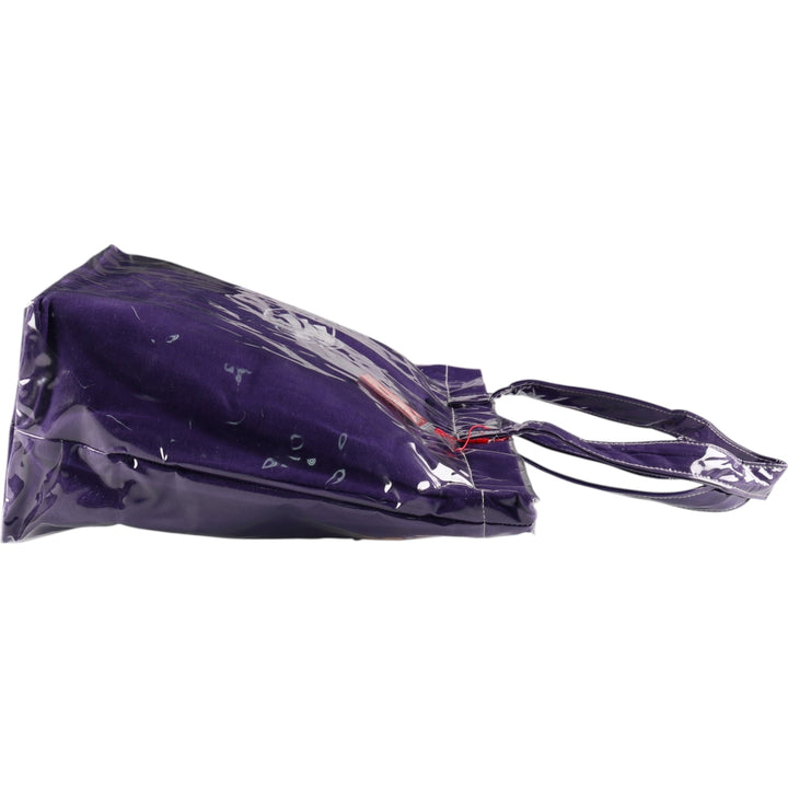 Vintage T-shirt Remake Tote T-shirt Remake Tote Bag Plastics Tote Bag unclear purple type Vintage Second Hand