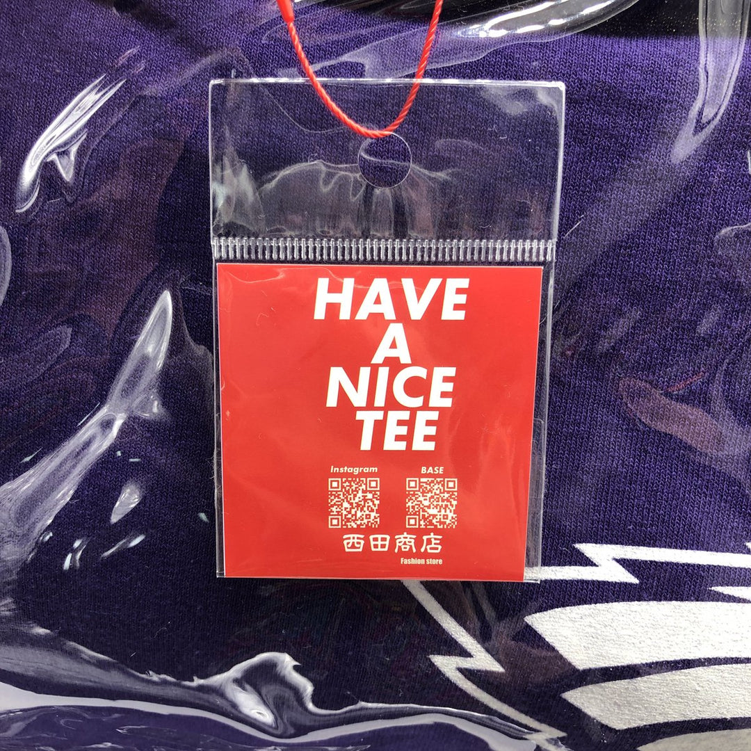 Vintage T-shirt Remake Tote T-shirt Remake Tote Bag Plastics Tote Bag unclear purple type Vintage Second Hand