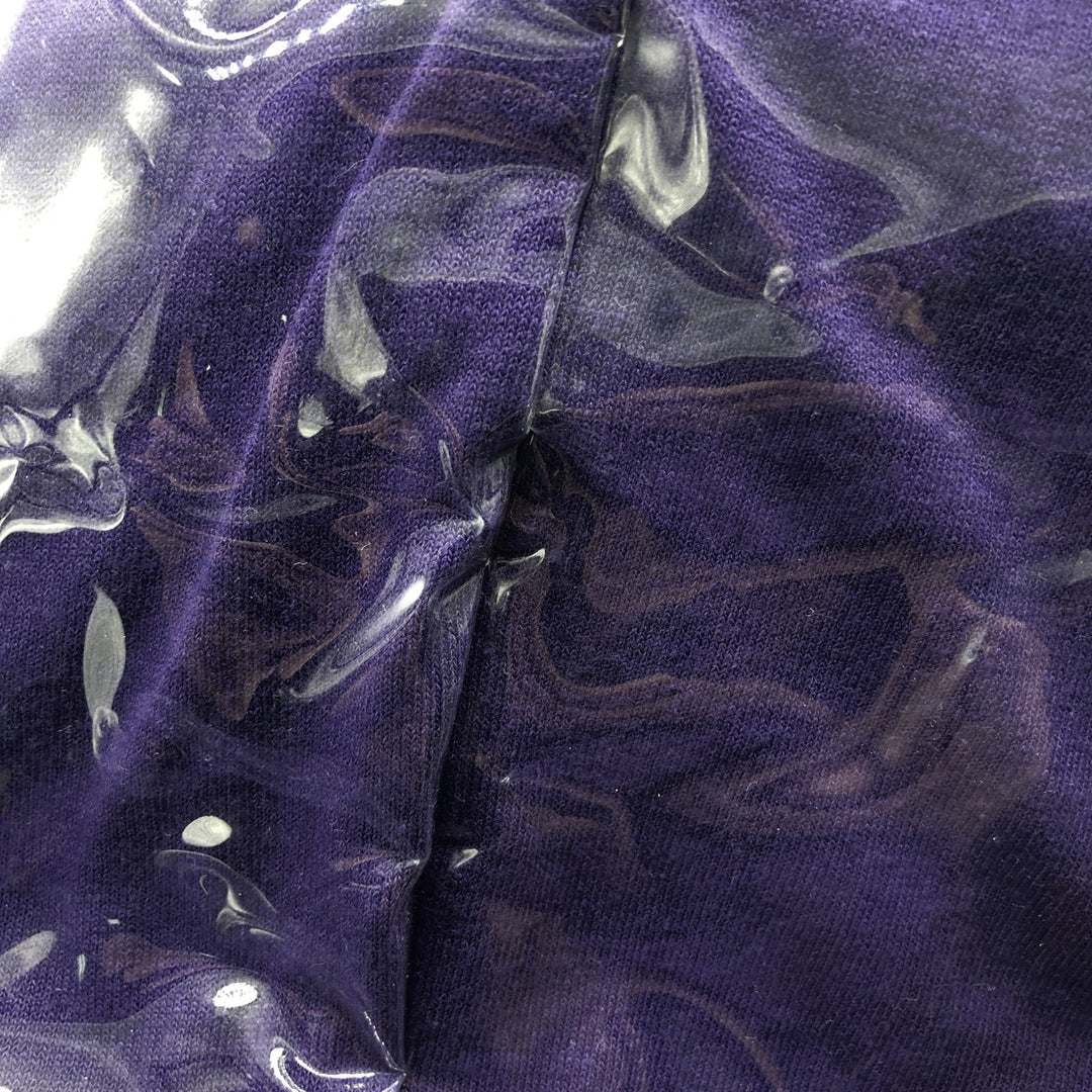 Vintage T-shirt Remake Tote T-shirt Remake Tote Bag Plastics Tote Bag unclear purple type Vintage Second Hand