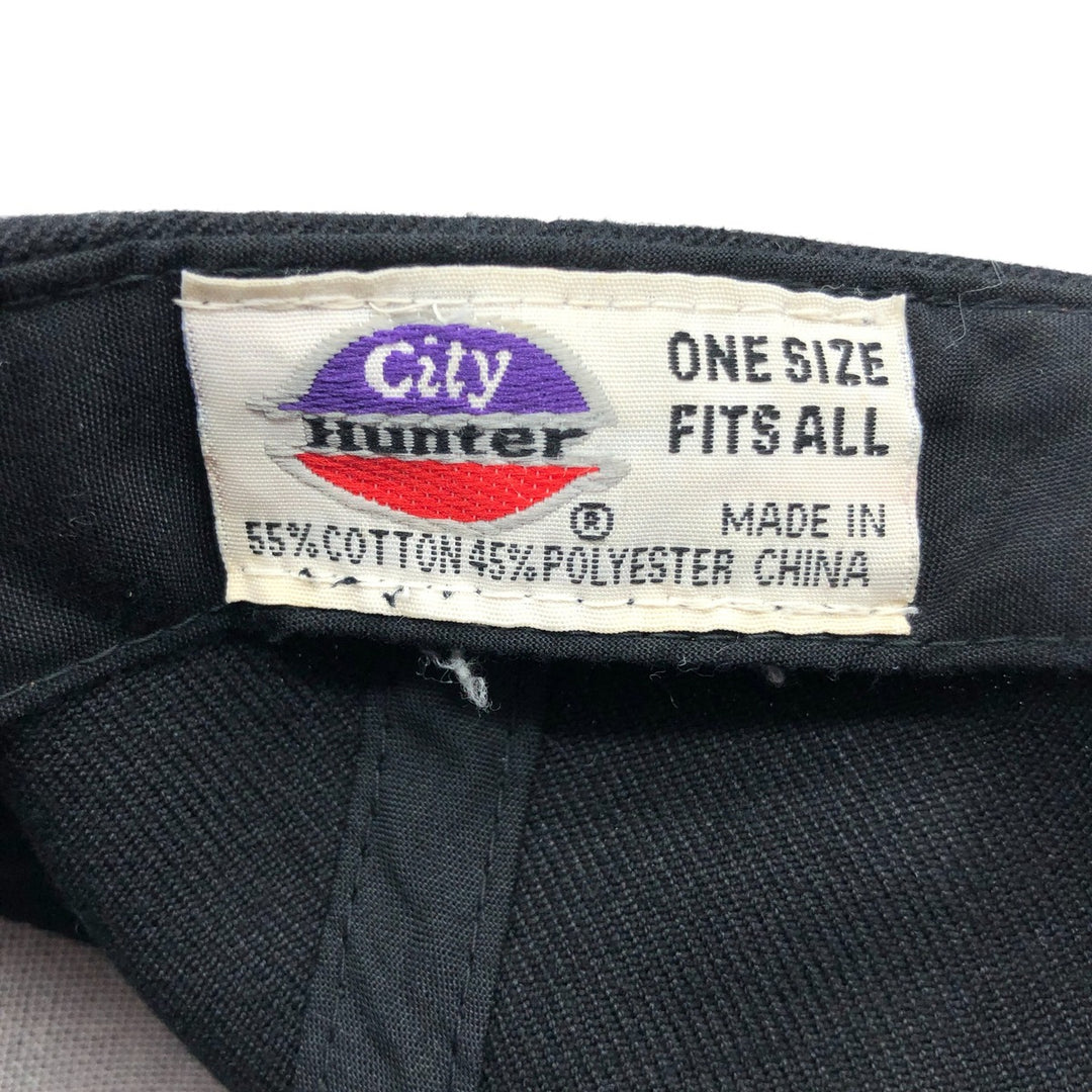 CITY HUNTER Harley-Davidson Baseball Cap Free Size cotton black type Vintage Second Hand