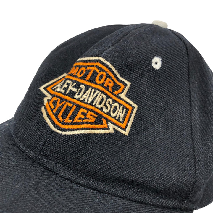 CITY HUNTER Harley-Davidson Baseball Cap Free Size cotton black type Vintage Second Hand