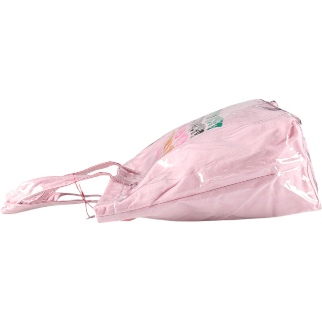 Vintage T-shirt Remake Tote T-shirt Remake Tote Bag Plastics Tote Bag unclear pink type Vintage Second Hand