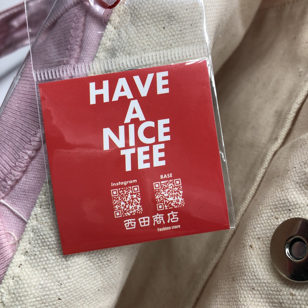 Vintage T-shirt Remake Tote T-shirt Remake Tote Bag Plastics Tote Bag unclear pink type Vintage Second Hand