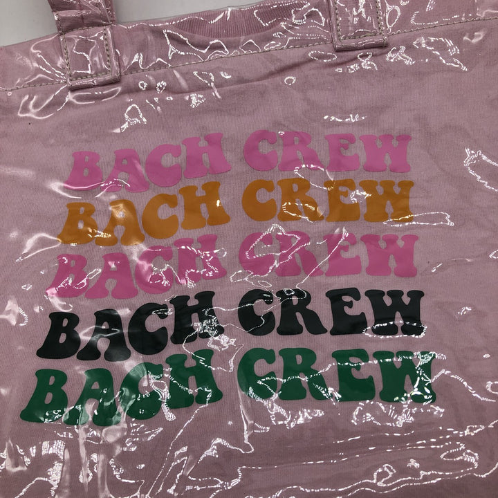 Vintage T-shirt Remake Tote T-shirt Remake Tote Bag Plastics Tote Bag unclear pink type Vintage Second Hand