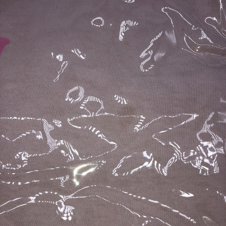 Vintage T-shirt Remake Tote T-shirt Remake Tote Bag Plastics Tote Bag unclear pink type Vintage Second Hand