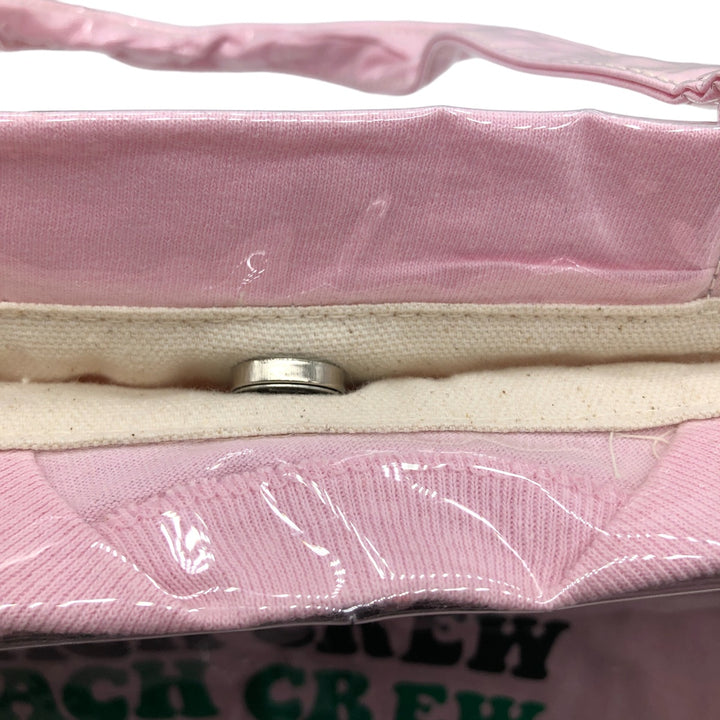 Vintage T-shirt Remake Tote T-shirt Remake Tote Bag Plastics Tote Bag unclear pink type Vintage Second Hand