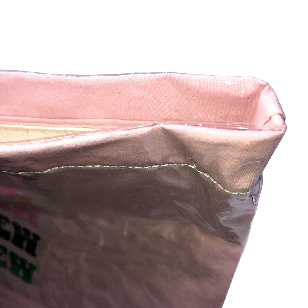 Vintage T-shirt Remake Tote T-shirt Remake Tote Bag Plastics Tote Bag unclear pink type Vintage Second Hand