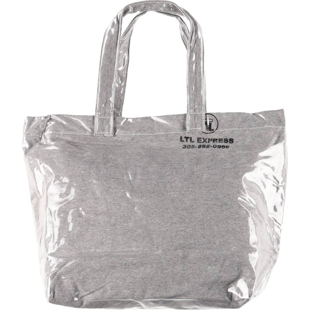 Vintage T-shirt Remake Tote T-shirt Remake Tote Bag Plastics Tote Bag unclear gray type Vintage Second Hand