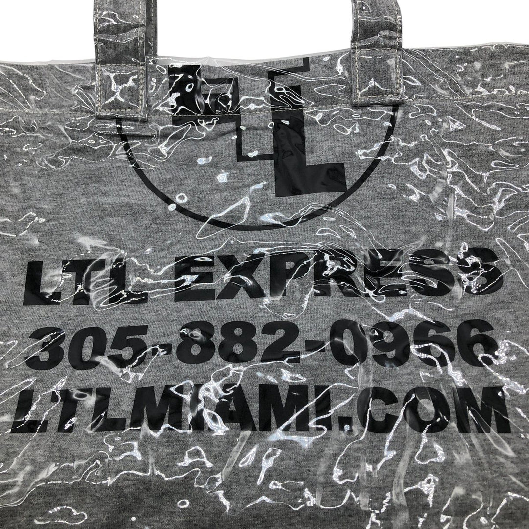 Vintage T-shirt Remake Tote T-shirt Remake Tote Bag Plastics Tote Bag unclear gray type Vintage Second Hand