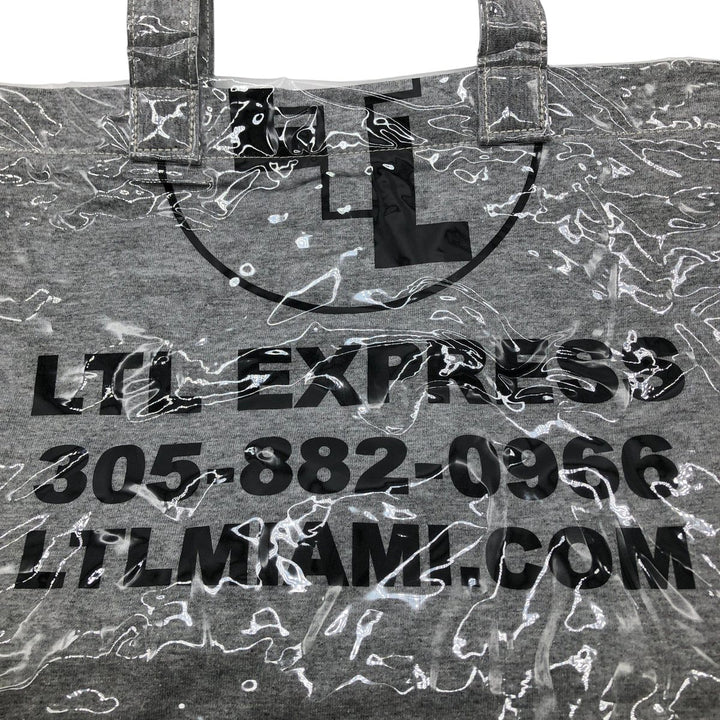 Vintage T-shirt Remake Tote T-shirt Remake Tote Bag Plastics Tote Bag unclear gray type Vintage Second Hand