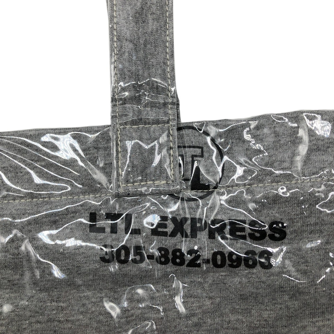 Vintage T-shirt Remake Tote T-shirt Remake Tote Bag Plastics Tote Bag unclear gray type Vintage Second Hand