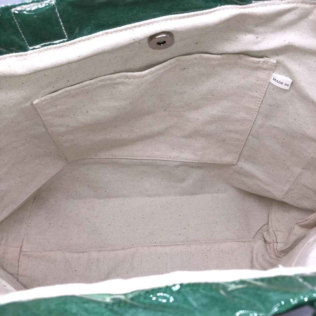 Vintage T-shirt Remake Tote T-shirt Remake Tote Bag Plastics Tote Bag unclear green type Vintage Second Hand