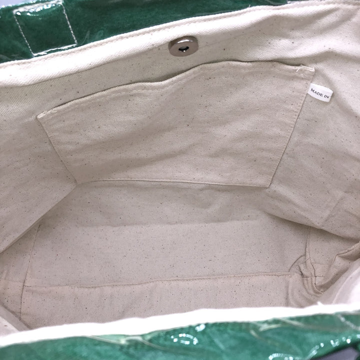 Vintage T-shirt Remake Tote T-shirt Remake Tote Bag Plastics Tote Bag unclear green type Vintage Second Hand