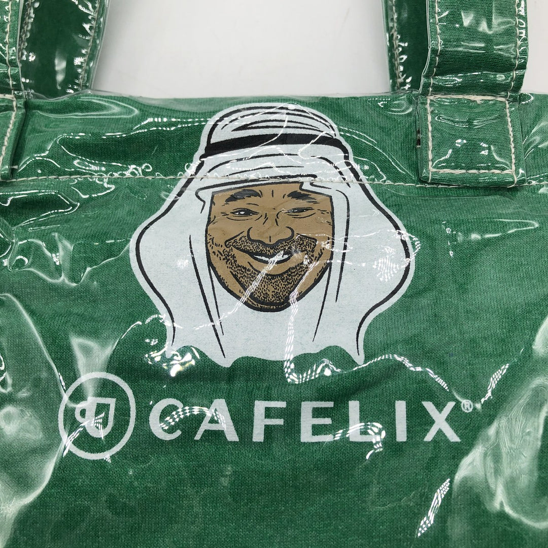 Vintage T-shirt Remake Tote T-shirt Remake Tote Bag Plastics Tote Bag unclear green type Vintage Second Hand