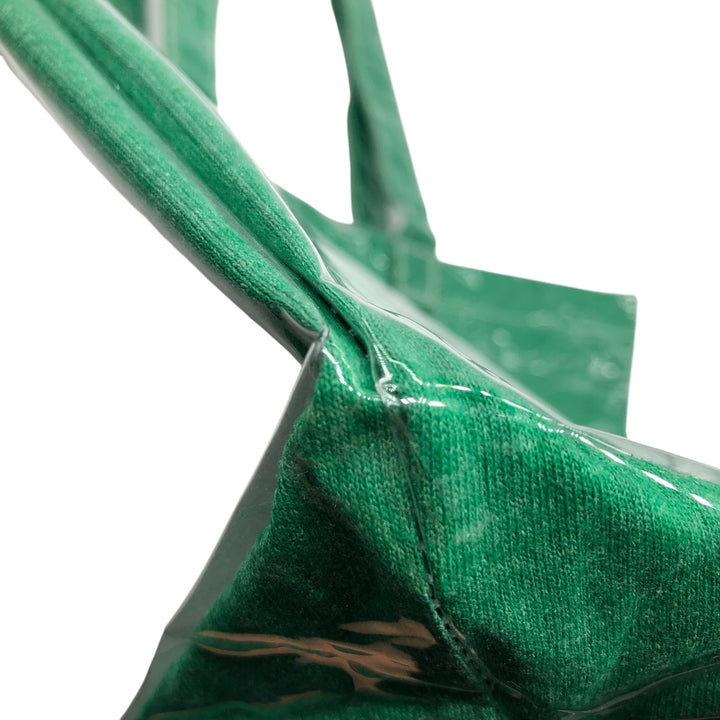 Vintage T-shirt Remake Tote T-shirt Remake Tote Bag Plastics Tote Bag unclear green type Vintage Second Hand