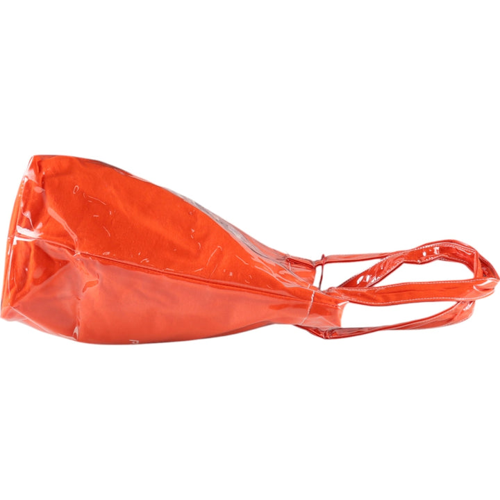 Vintage T-shirt Remake Tote T-shirt Remake Tote Bag Plastics Tote Bag unclear orange type Vintage Second Hand