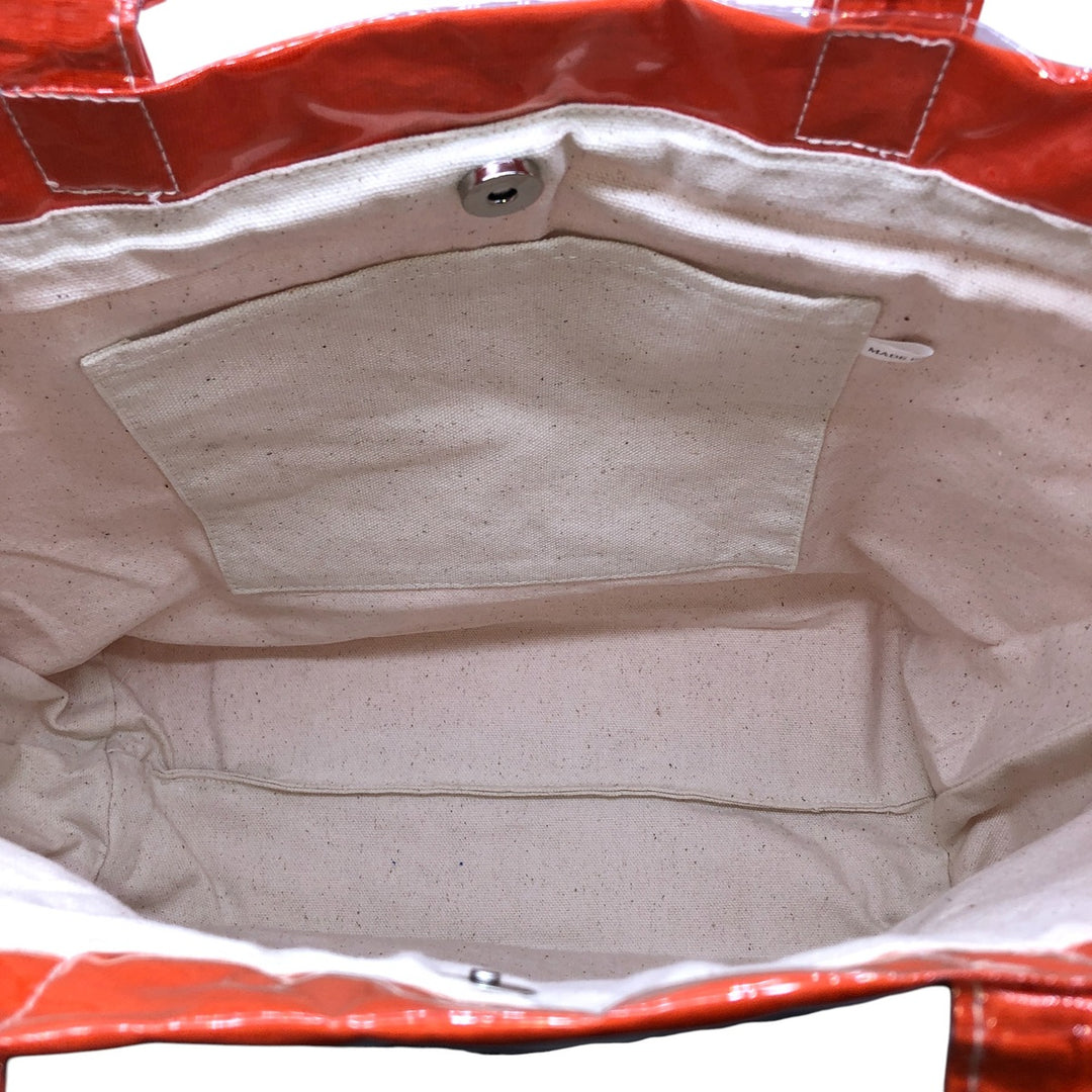 Vintage T-shirt Remake Tote T-shirt Remake Tote Bag Plastics Tote Bag unclear orange type Vintage Second Hand