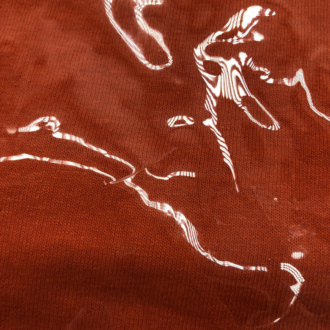 Vintage T-shirt Remake Tote T-shirt Remake Tote Bag Plastics Tote Bag unclear orange type Vintage Second Hand