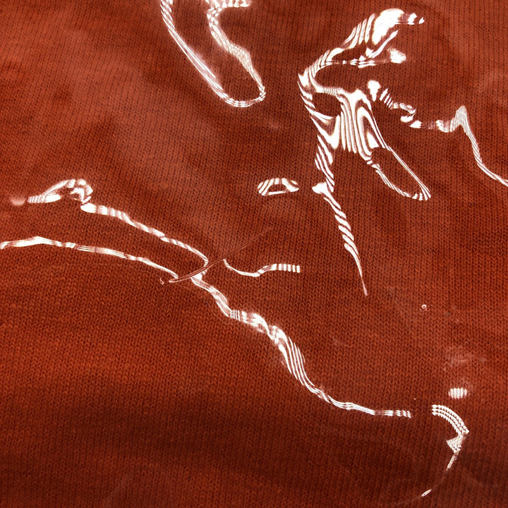 Vintage T-shirt Remake Tote T-shirt Remake Tote Bag Plastics Tote Bag unclear orange type Vintage Second Hand