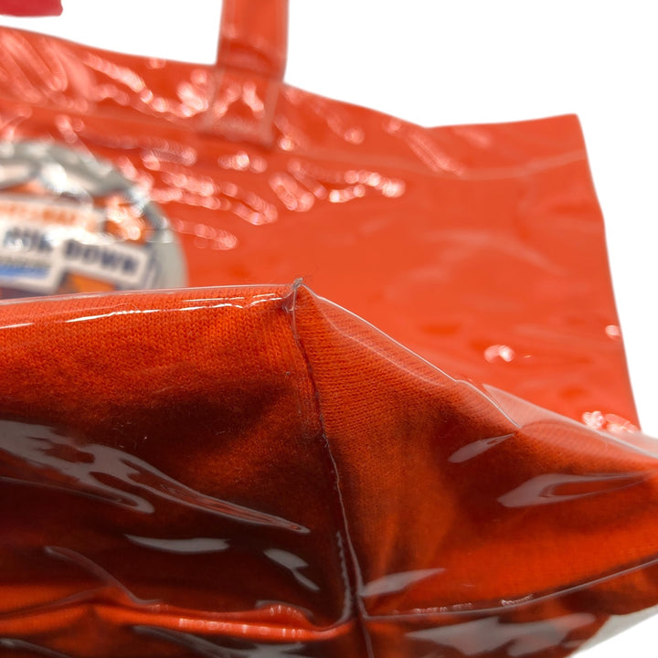 Vintage T-shirt Remake Tote T-shirt Remake Tote Bag Plastics Tote Bag unclear orange type Vintage Second Hand