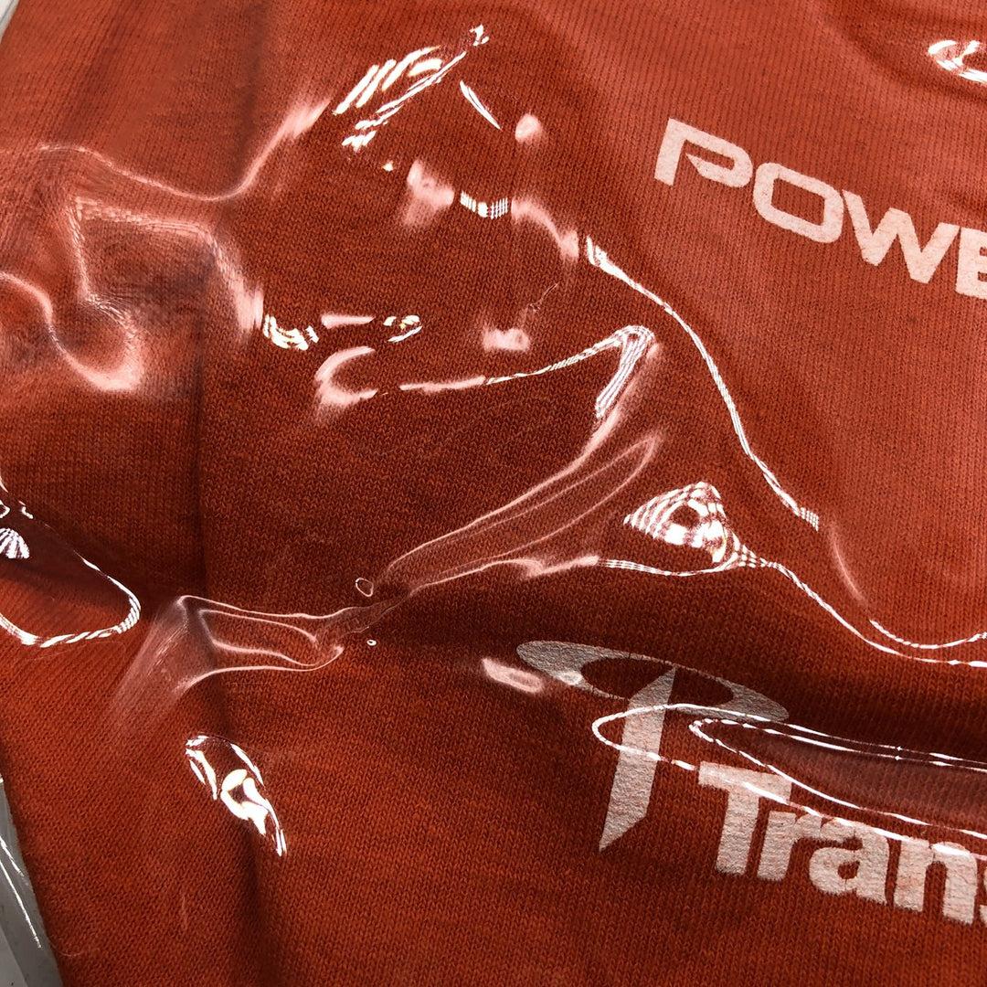 Vintage T-shirt Remake Tote T-shirt Remake Tote Bag Plastics Tote Bag unclear orange type Vintage Second Hand