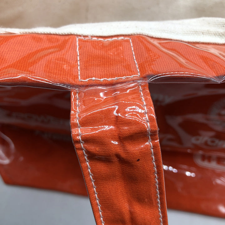 Vintage T-shirt Remake Tote T-shirt Remake Tote Bag Plastics Tote Bag unclear orange type Vintage Second Hand
