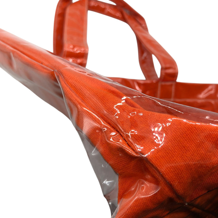Vintage T-shirt Remake Tote T-shirt Remake Tote Bag Plastics Tote Bag unclear orange type Vintage Second Hand