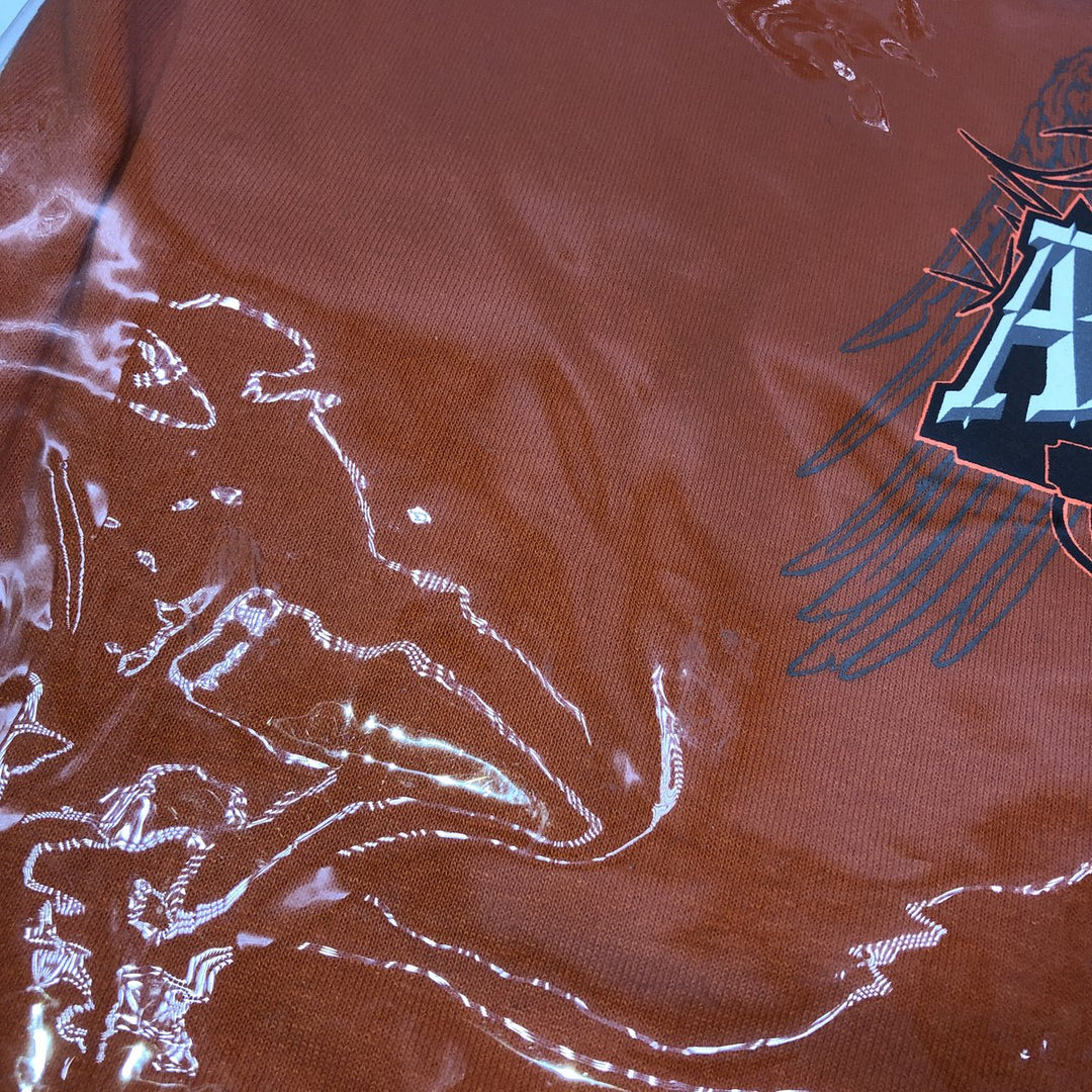 Vintage T-shirt Remake Tote T-shirt Remake Tote Bag Plastics Tote Bag unclear orange type Vintage Second Hand