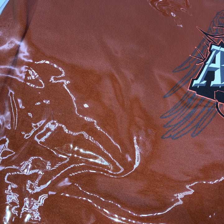 Vintage T-shirt Remake Tote T-shirt Remake Tote Bag Plastics Tote Bag unclear orange type Vintage Second Hand