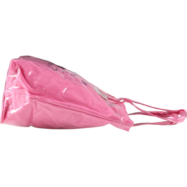 Vintage T-shirt Remake Tote T-shirt Remake Tote Bag Plastics Tote Bag unclear pink type Vintage Second Hand