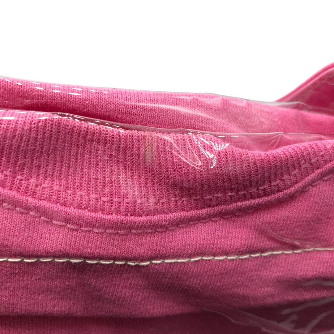 Vintage T-shirt Remake Tote T-shirt Remake Tote Bag Plastics Tote Bag unclear pink type Vintage Second Hand