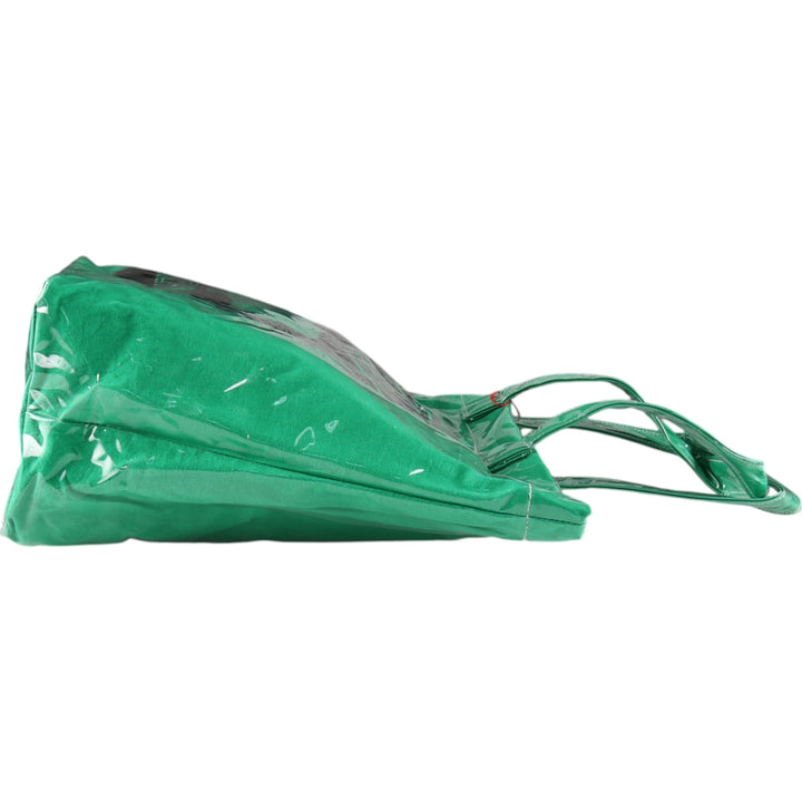 Vintage T-shirt Remake Tote T-shirt Remake Tote Bag Plastics Tote Bag unclear green type Vintage Second Hand