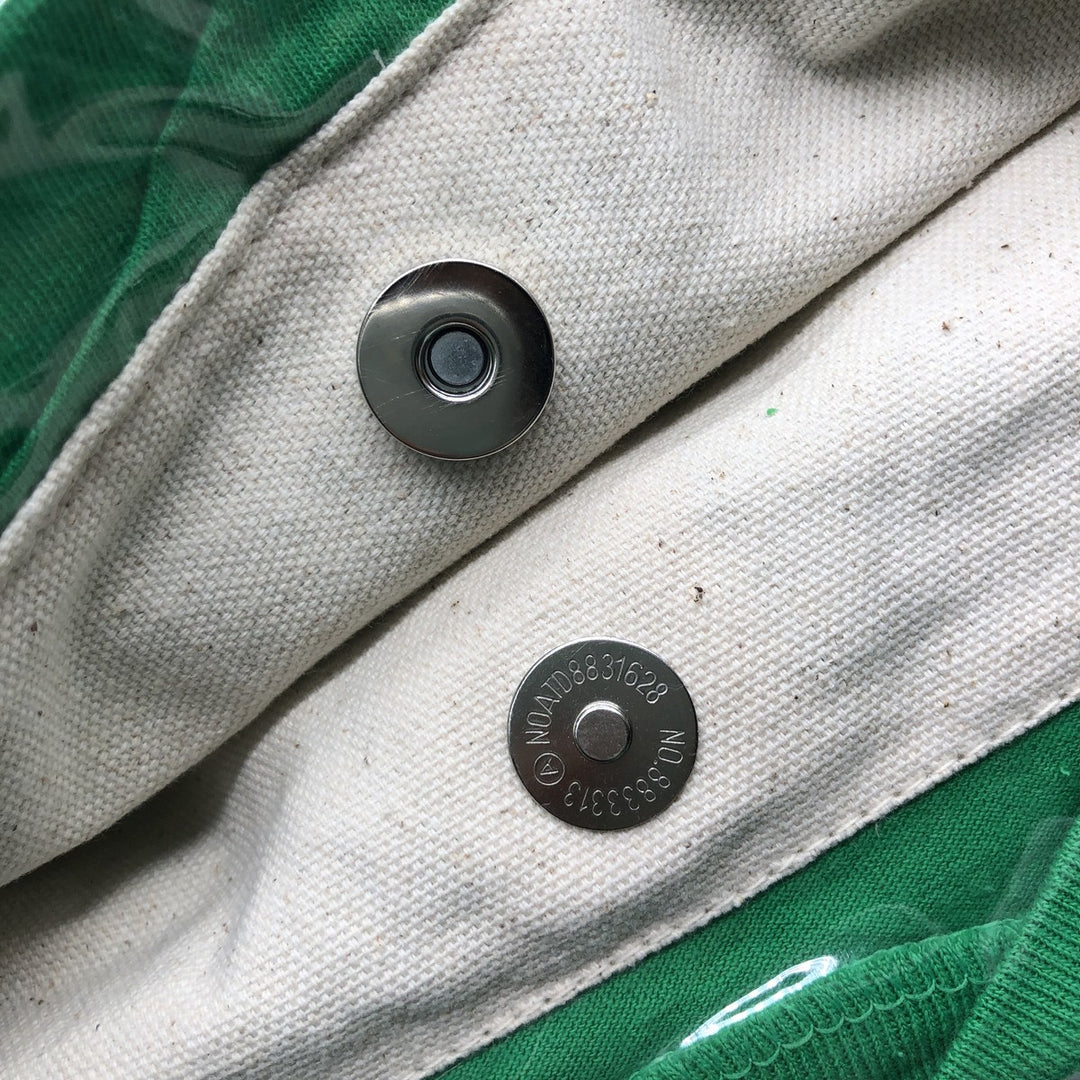 Vintage T-shirt Remake Tote T-shirt Remake Tote Bag Plastics Tote Bag unclear green type Vintage Second Hand