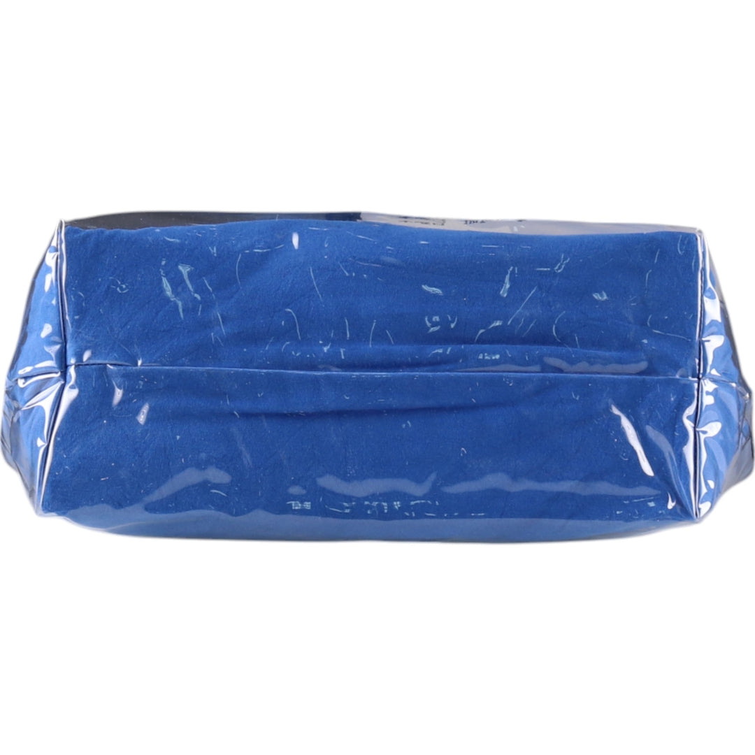 Vintage T-shirt Remake Tote T-shirt Remake Tote Bag Plastics Tote Bag unclear blue type Vintage Second Hand