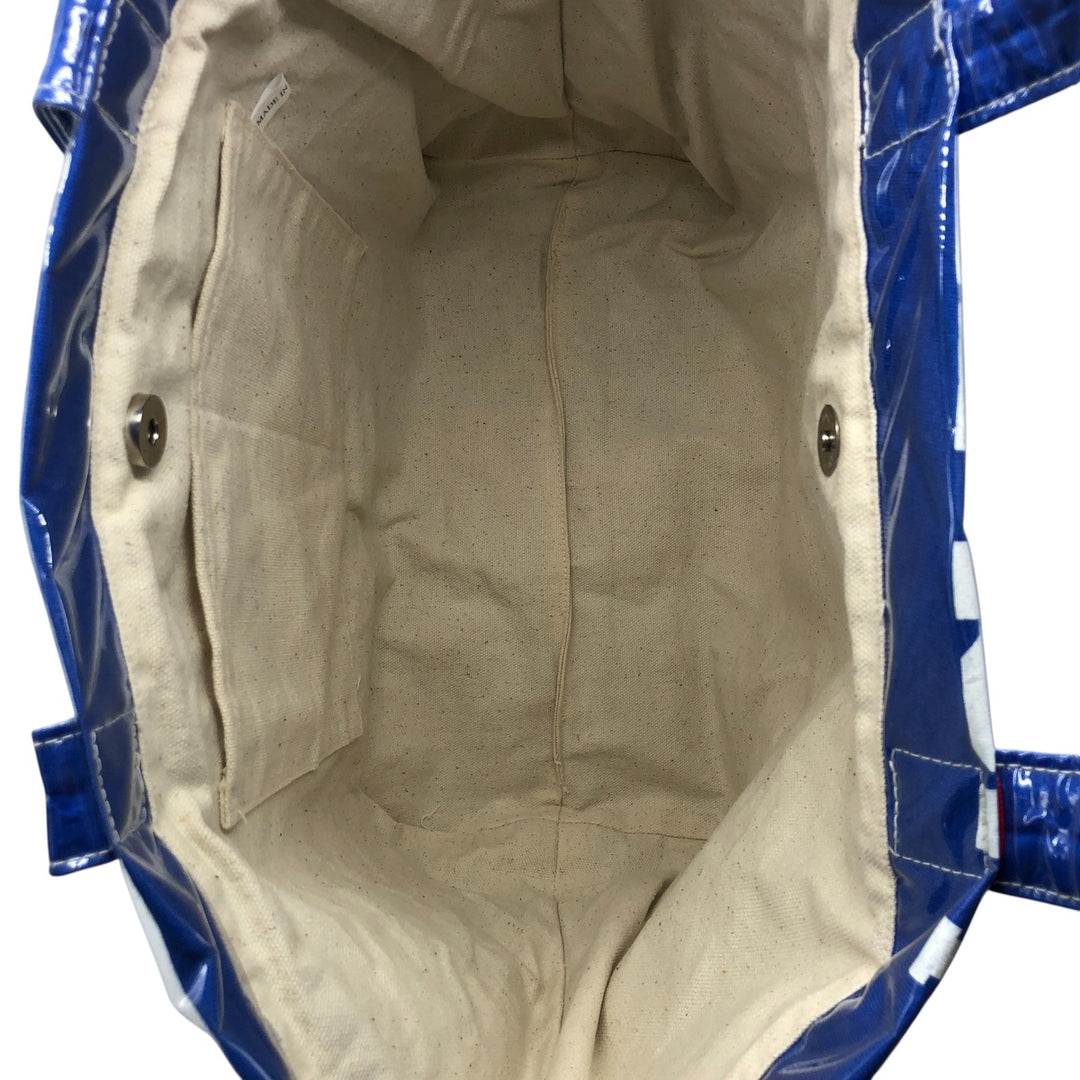 Vintage T-shirt Remake Tote T-shirt Remake Tote Bag Plastics Tote Bag unclear blue type Vintage Second Hand