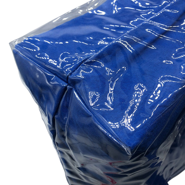 Vintage T-shirt Remake Tote T-shirt Remake Tote Bag Plastics Tote Bag unclear blue type Vintage Second Hand