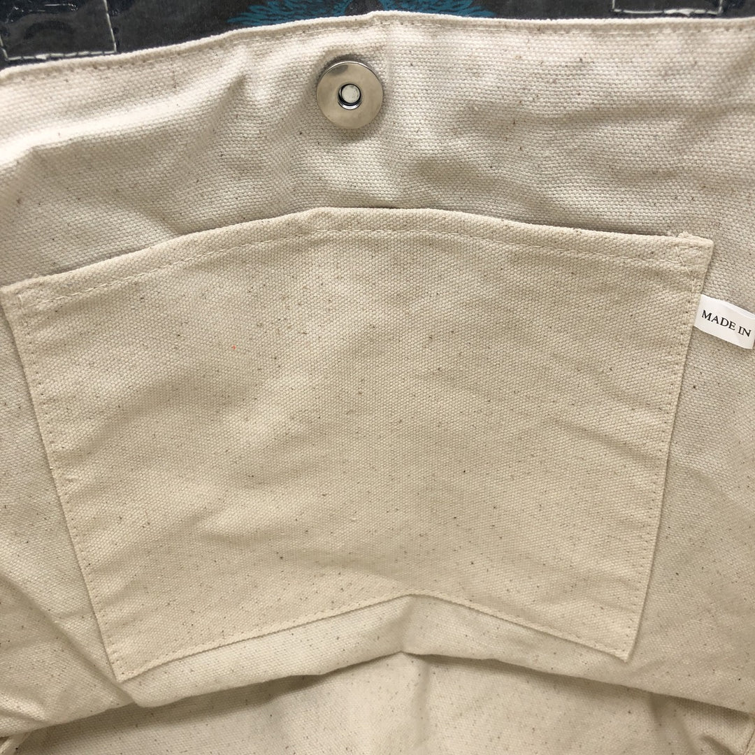 Vintage T-shirt Remake Tote T-shirt Remake Tote Bag Plastics Tote Bag unclear navy blue type Vintage Second Hand