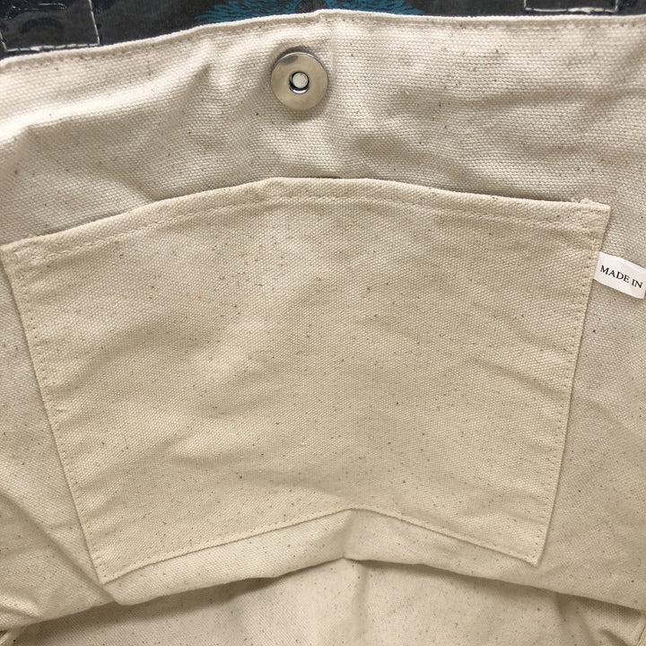 Vintage T-shirt Remake Tote T-shirt Remake Tote Bag Plastics Tote Bag unclear navy blue type Vintage Second Hand