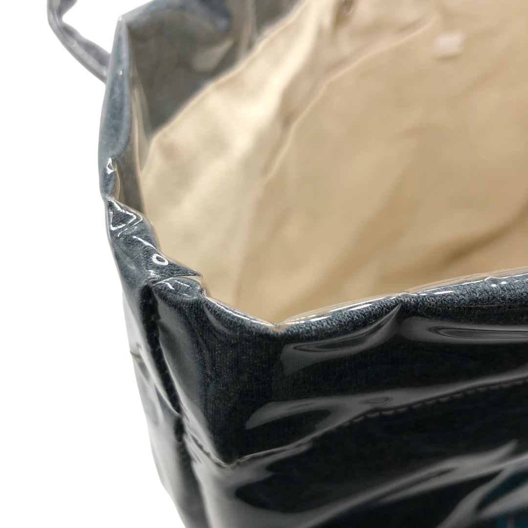 Vintage T-shirt Remake Tote T-shirt Remake Tote Bag Plastics Tote Bag unclear navy blue type Vintage Second Hand