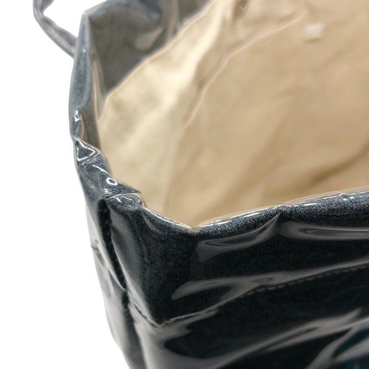 Vintage T-shirt Remake Tote T-shirt Remake Tote Bag Plastics Tote Bag unclear navy blue type Vintage Second Hand