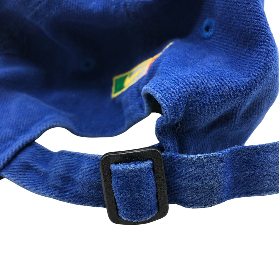 90'S Nike Italy National Team Baseball Cap Free Size Vintage cotton blue type Vintage Second Hand