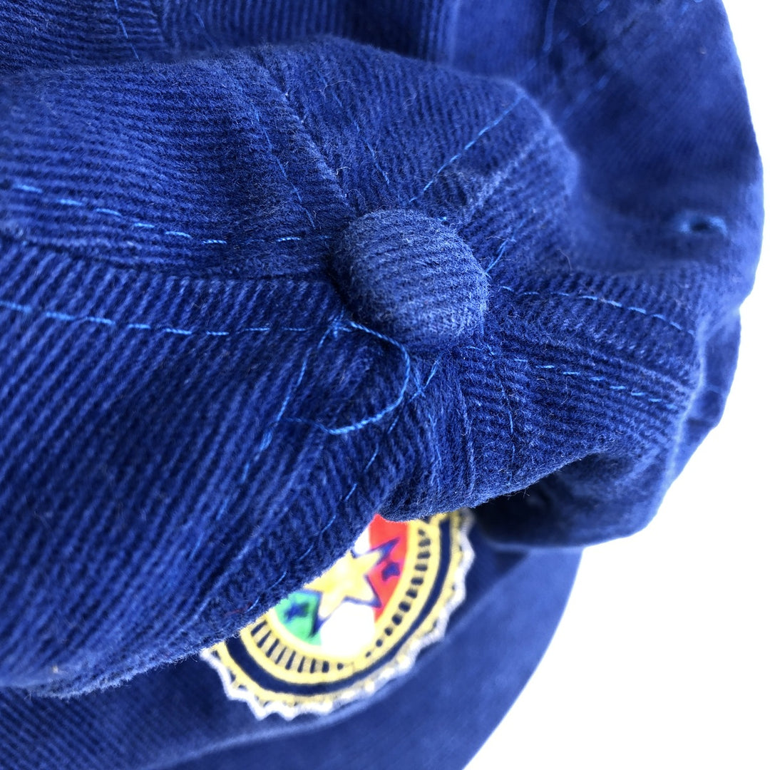 90'S Nike Italy National Team Baseball Cap Free Size Vintage cotton blue type Vintage Second Hand
