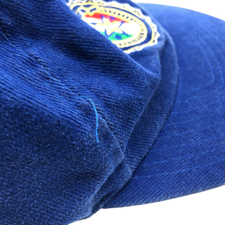 90'S Nike Italy National Team Baseball Cap Free Size Vintage cotton blue type Vintage Second Hand