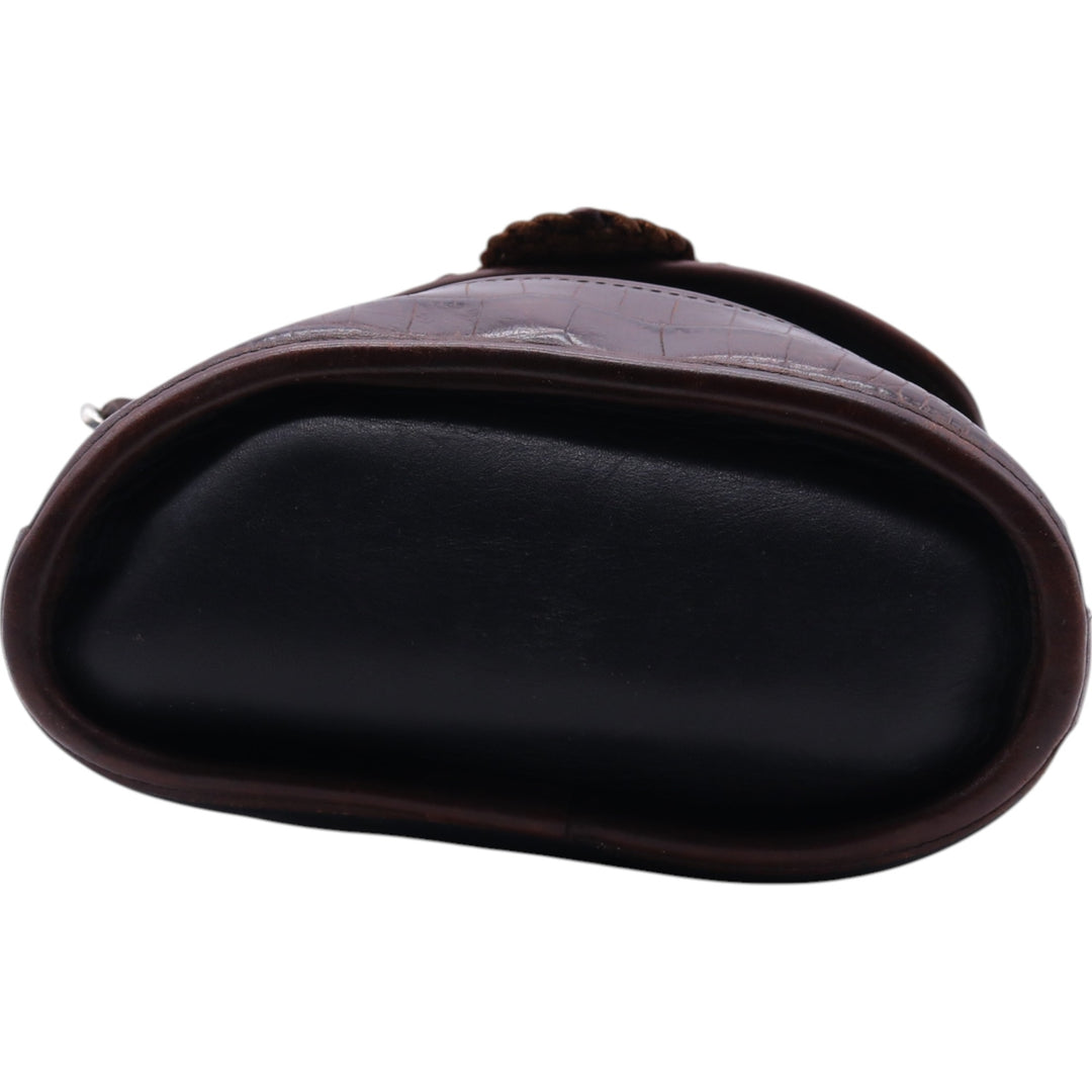 90'S Brighton Shoulder Bag Vintage genuine leather brown type Vintage Second Hand