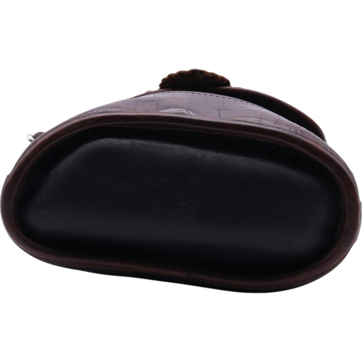 90'S Brighton Shoulder Bag Vintage genuine leather brown type Vintage Second Hand