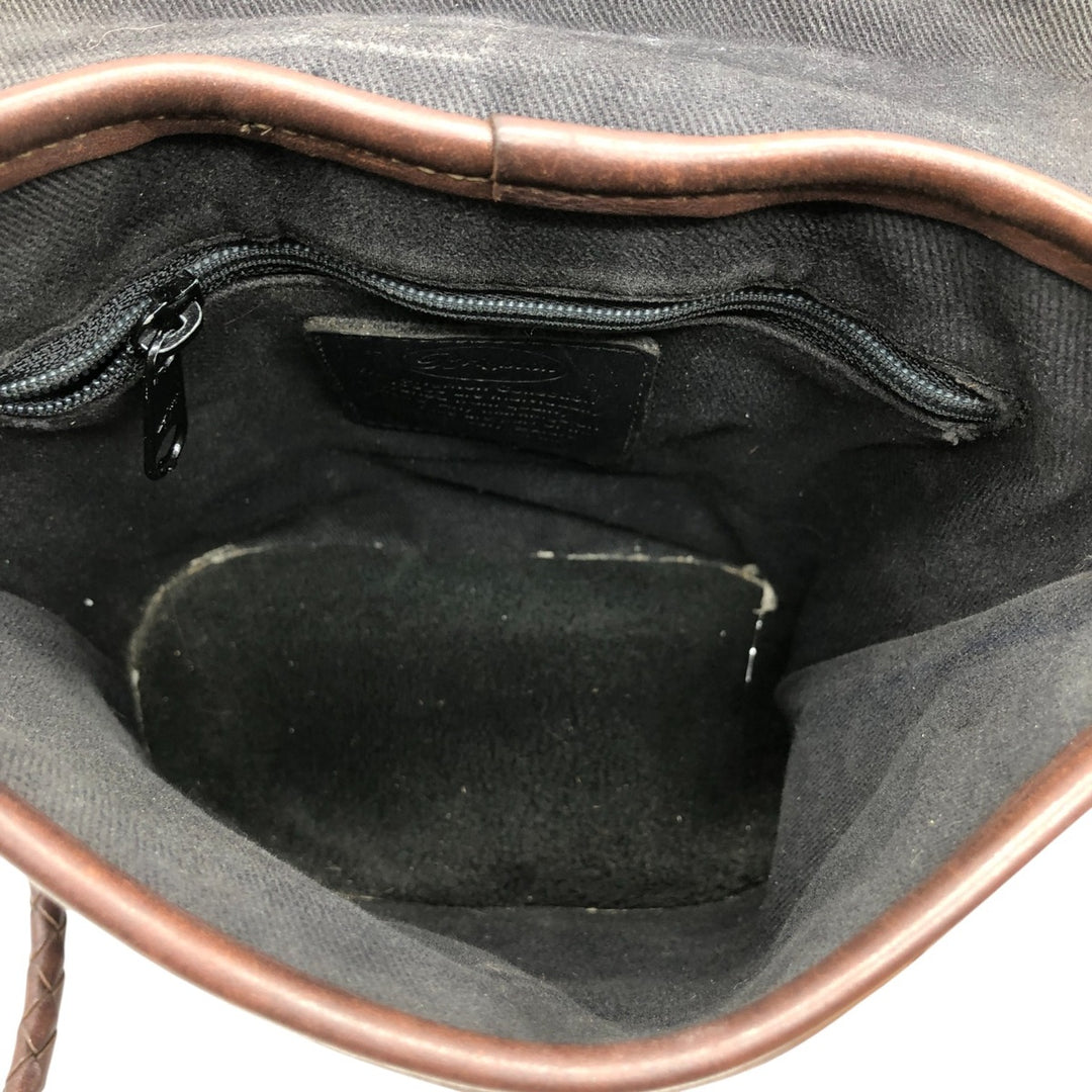 90'S Brighton Shoulder Bag Vintage genuine leather brown type Vintage Second Hand