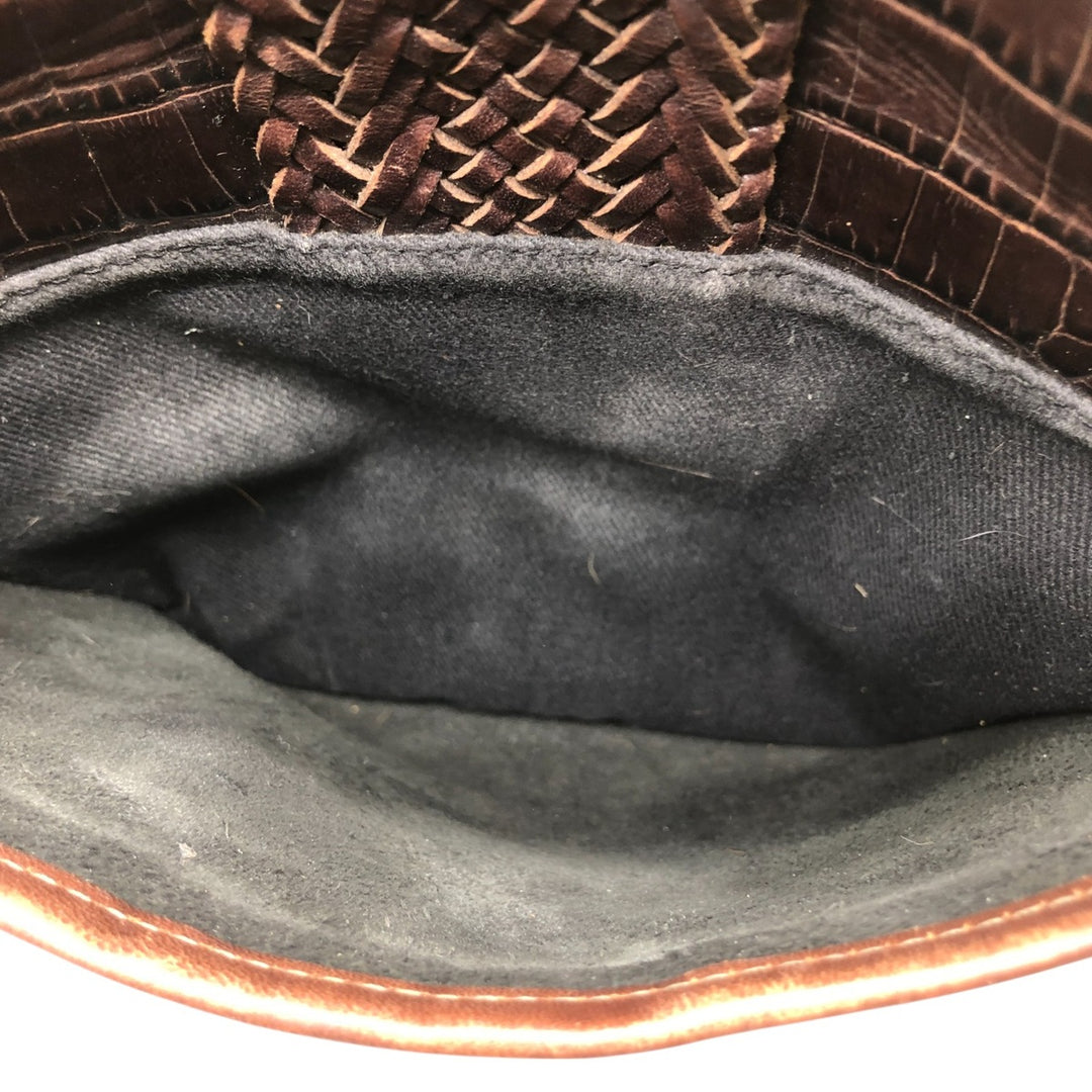 90'S Brighton Shoulder Bag Vintage genuine leather brown type Vintage Second Hand