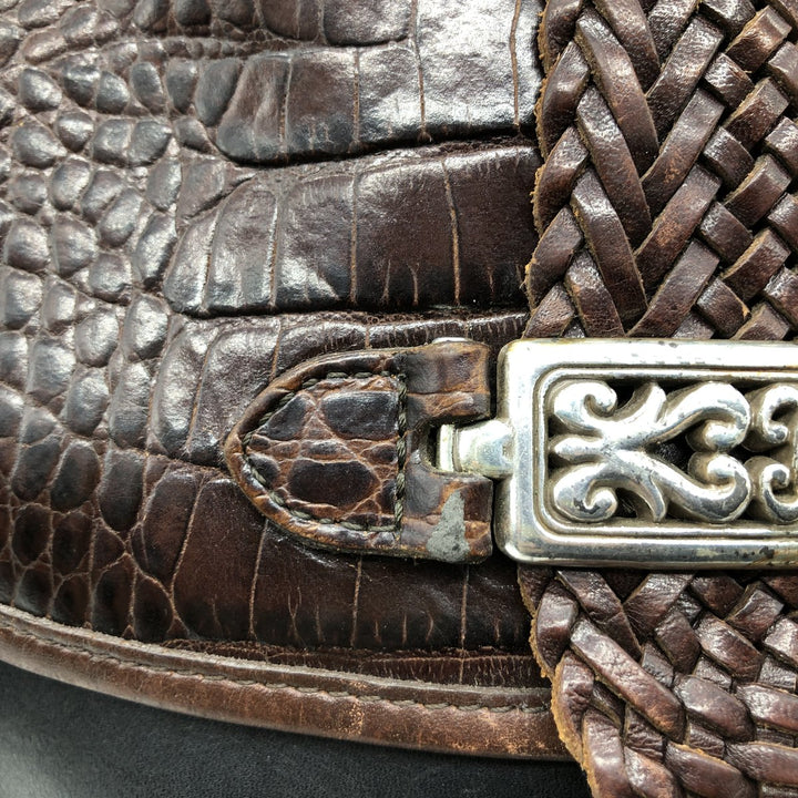 90'S Brighton Shoulder Bag Vintage genuine leather brown type Vintage Second Hand